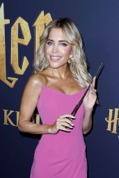 Sylvie Meis Charms Hamburg in Fuchsia for Harry Potter Gala