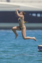 Tate McRae Channels Riviera Ease in ROQUE Bikini – Saint-Tropez 2025