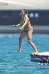 Tate McRae Channels Riviera Ease in ROQUE Bikini – Saint-Tropez 2025