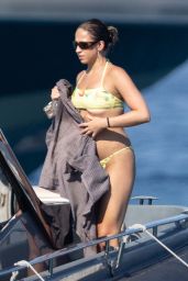 Tate McRae Dazzles in Bikini Aboard St. Tropez Yacht