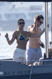 Tate McRae Dazzles in Bikini Aboard St. Tropez Yacht