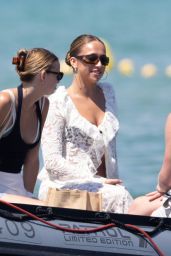 Tate McRae Dazzles in Bikini Aboard St. Tropez Yacht