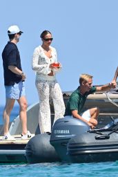 Tate McRae Dazzles in Bikini Aboard St. Tropez Yacht