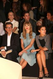 Taylor Swift Attends Elie Saab’s Paris Catwalk in Whiplash Chic – Oct 3, 2012