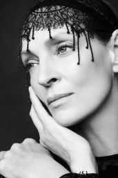 Uma Thurman Flaunts Fierce Edge for Flaunt Magazine