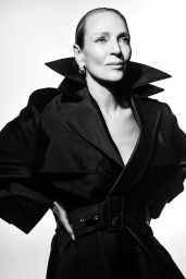 Uma Thurman Flaunts Fierce Edge for Flaunt Magazine
