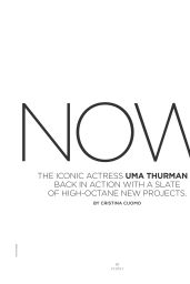 Uma Thurman Unveils Textured Whimsy for The Purist