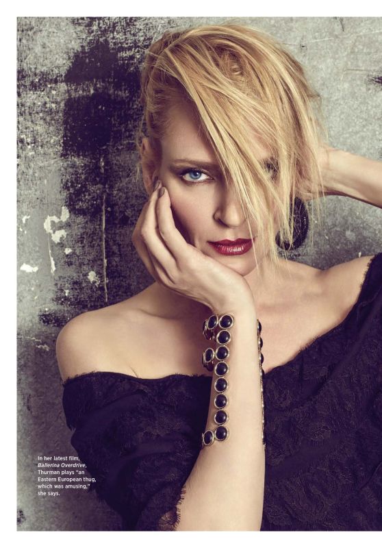 Uma Thurman Unveils Textured Whimsy for The Purist