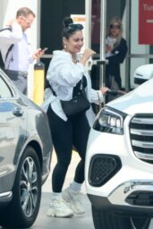 Vanessa Hudgens Masterfully Blends Comfort and Cool at LAX