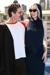 Vanessa Kirby Channels Dark Elegance at "Fantastic Four" Photocall