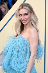 Vanessa Kirby Debuts Loewe’s Aqua Whirl at Fantastic Four London Premiere