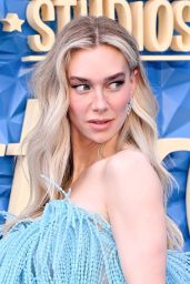 Vanessa Kirby Debuts Loewe’s Aqua Whirl at Fantastic Four London Premiere