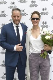 Vicky Krieps Debuts Artsy Arrival at Karlovy Vary Film Festival