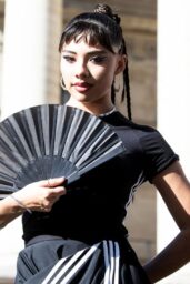Xochitl Gomez Fashions a Sporty Edge at Adidas Y-3 Paris Show