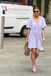 Zoe Hardman Steps Out in Gingham for London