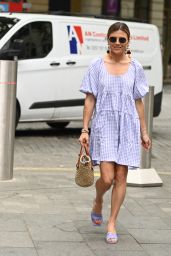 Zoe Hardman Steps Out in Gingham for London