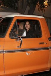 Adria Arjona's Vintage Arrival at Chateau Marmont
