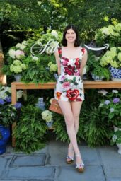 Alexandra Daddario’s Floral Escape in the Hamptons