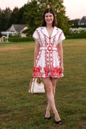 Alexandra Daddario’s Garden Party Chic, Bridgehampton Gala