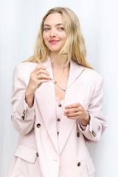 Amanda Seyfried Debuts Pink Power Suit in Venice