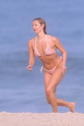 Apple Martin Debuts Gingham Bikini in The Hamptons