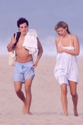 Apple Martin Debuts Gingham Bikini in The Hamptons