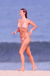 Apple Martin Debuts Gingham Bikini in The Hamptons