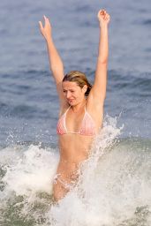 Apple Martin Debuts Gingham Bikini in The Hamptons