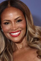 Ayo Davis Attends AAFCA TV Honors in Sunset-Red Elegance – Los Angeles 2025