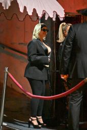 Bebe Rexha Unveils Tuxedo Power Play at Bar Marmont