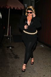 Bebe Rexha Unveils Tuxedo Power Play at Bar Marmont