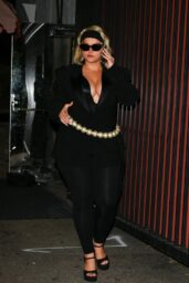 Bebe Rexha Unveils Tuxedo Power Play at Bar Marmont