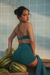 Becky G Unveils Popsicle-Purple Powerwear for Fabletics Fall 2025
