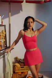 Becky G Unveils Popsicle-Purple Powerwear for Fabletics Fall 2025