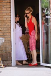 Bella Hadid Gingham Venice Beach Style 2025