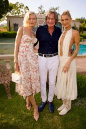 Bella Hadid Stuns in Gauzy Cutout Dress at Orebella’s “Eternal Roots” Launch in Beverly Hills