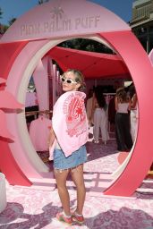 Brec Bassinger Unveils Whiplash Chic at Pink Palm Puff Pop-Up