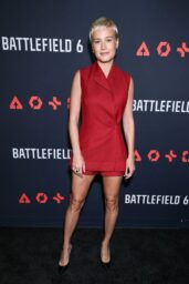Brie Larson Debuts Power Suit at Battlefield 6 Launch