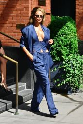 Brooks Nader Debuts Power Suit Chic in NYC – August 25, 2025