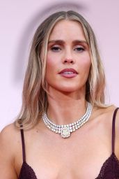 Claire Holt Debuts Lace Noir at Venice Film Festival Red Carpet