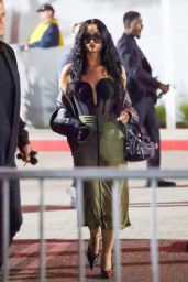Demi Lovato Commands Forum in Edgy Bustier