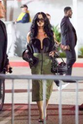 Demi Lovato Commands Forum in Edgy Bustier