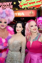 Dita von Teese attends "German Burlesque Festival" VIP opening