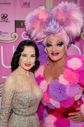 Dita von Teese attends "German Burlesque Festival" VIP opening