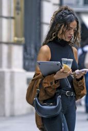Eiza Gonzalez Debuts Urban-Cowgirl Style in Madrid