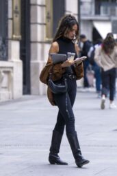 Eiza Gonzalez Debuts Urban-Cowgirl Style in Madrid