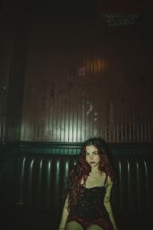 Ellise Unveils Dark Pop in a Velvet Rebellion Photoshoot