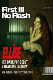 Ellise Unveils Dark Pop in a Velvet Rebellion Photoshoot