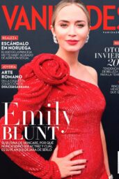 Emily Blunt Unveils Scarlet Sculptural Glamour for Vanidades Mexico 2025