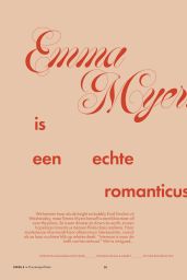 Emma Myers Channels Retro-Prep in Cosmopolitan Netherlands